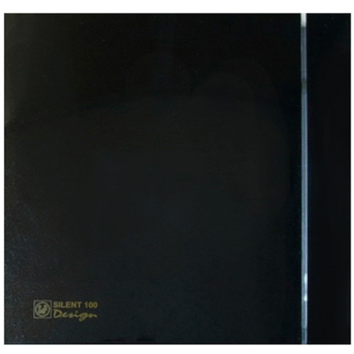 Вытяжной вентилятор Soler&Palau SILENT-100 CZ BLACK DESIGN - 4C