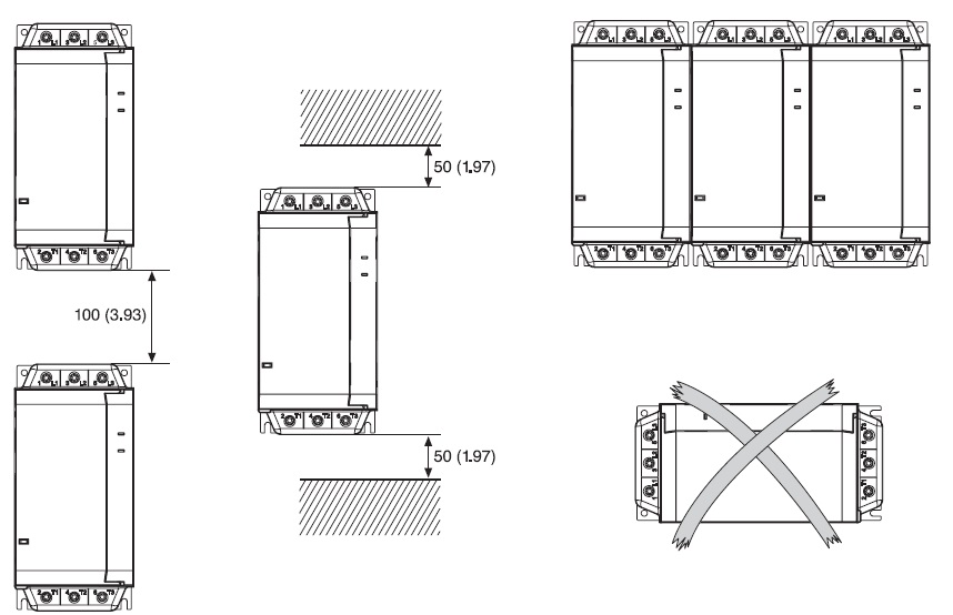 Монтаж упп Danfoss MCD 202 110 кВт - 175G5219